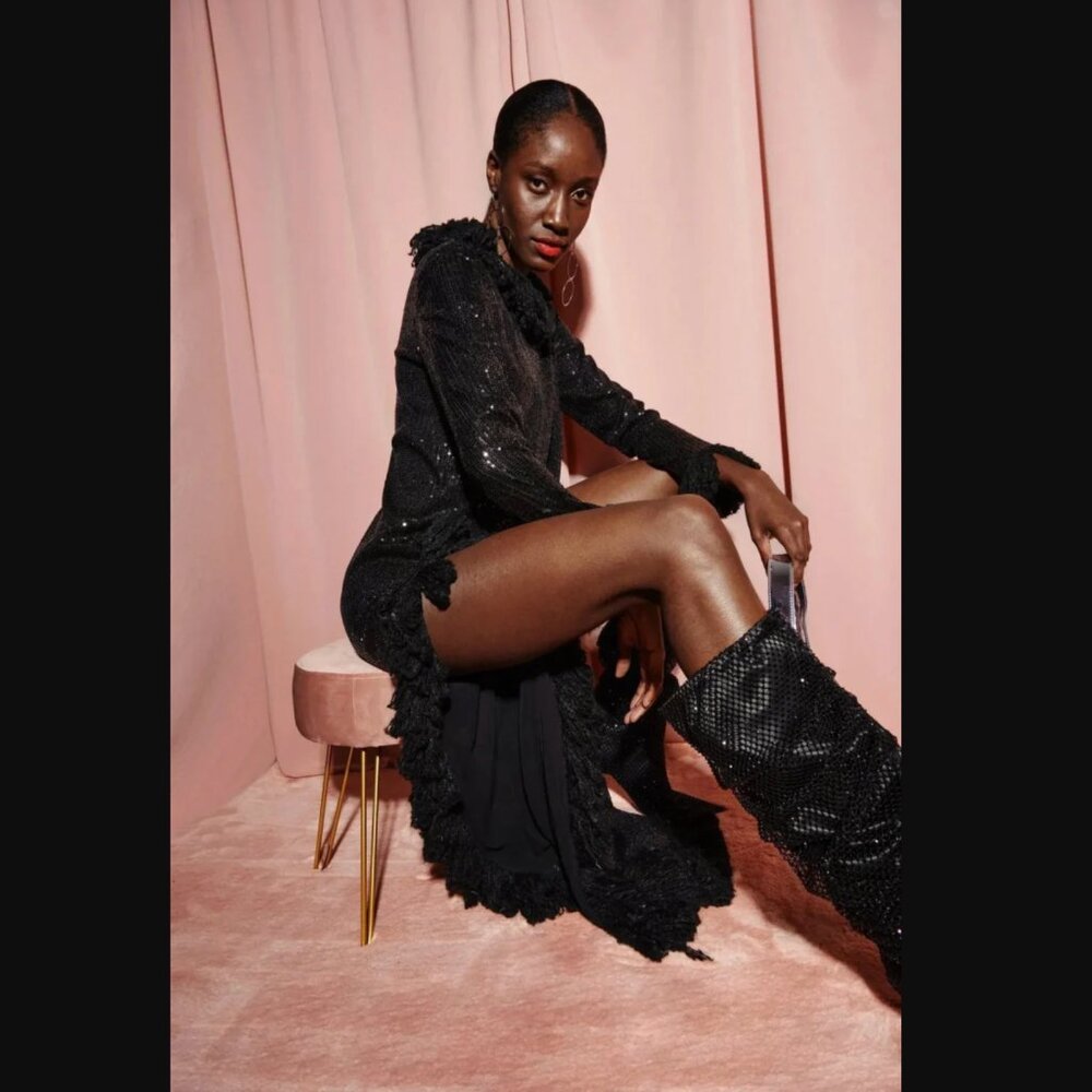 Celia B Belini Dress Black - Picture 3 of 5